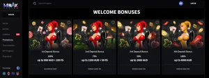 Current Mirax promotions page with active offer cards